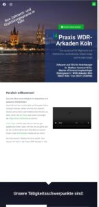 Startseite der Website von Sommer, Dr. Mathias P.Ch, Praxis WDR-Arkaden