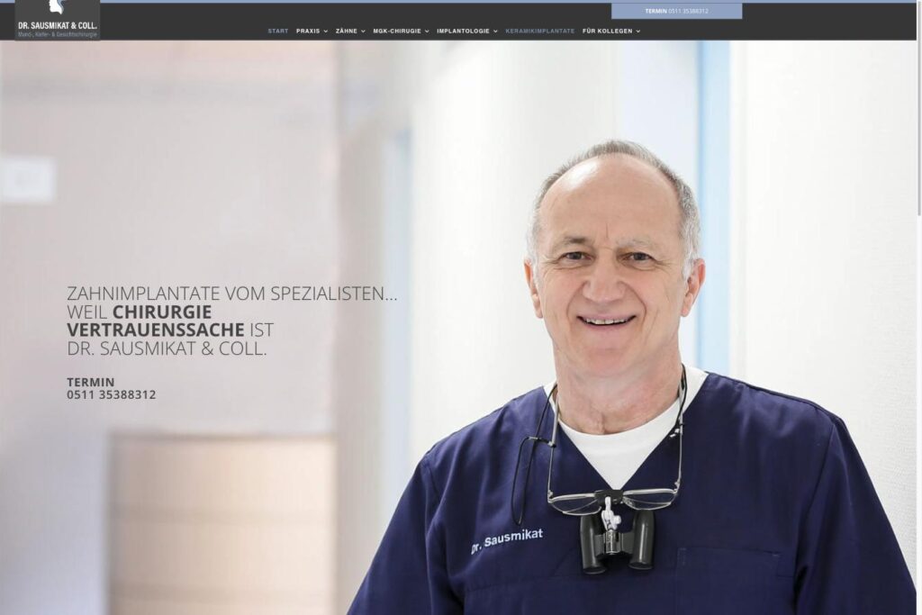 Startseite der Website von Sausmikat, Dr. Wolfgang in Hannover