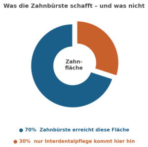 Zahnbürste erreicht 70 Prozent