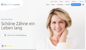 Startseite der Website von Dr. Robert Heym, Fachzahnarzt für Oralchirurgie (Mitzscherling, Heym & Partner)