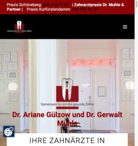 Startseite der Website von Muhle, Dr. Gerwalt MSc.