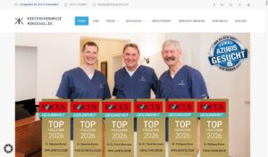 Startseite der Website von MVZ Kieferchirurgie Königsallee GmbH