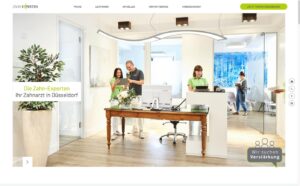 Startseite der Website von Dr. Loehr & Dr. Schreiber, Zahnärzte Partnerschaft