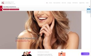Startseite der Website von Zahnarztpraxis Dr. Lothar Kluba M.Sc.