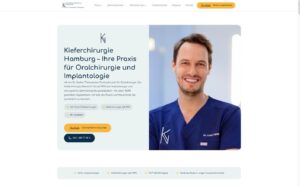 Startseite der Website von Kieferchirurgie Niendorf Dr. Triebswetter & Kollegen