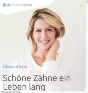 Startseite der Website von Dr. Mitzscherling, Dr. Heym, Dr. Schräjahr, ZA Krause