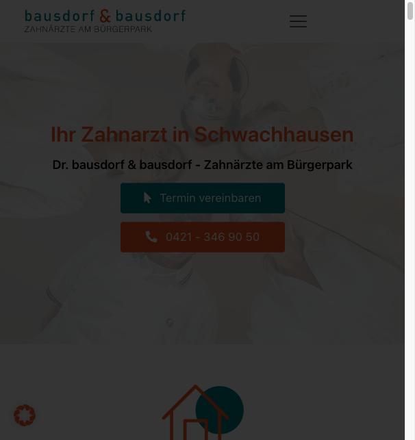 Startseite der Website von Zahnarztpraxis Dr. bausdorf & bausdorf in Bremen-Schwachhausen