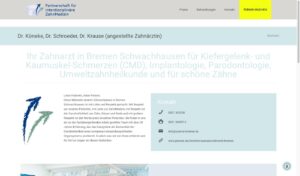 Startseite der Website von Köneke, Dr. Christian