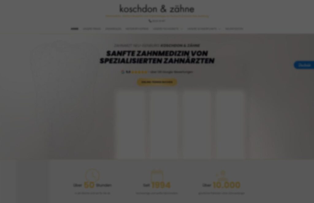 Startseite der Website von Koschdon, Dr. Jacob in Neu-Isenburg