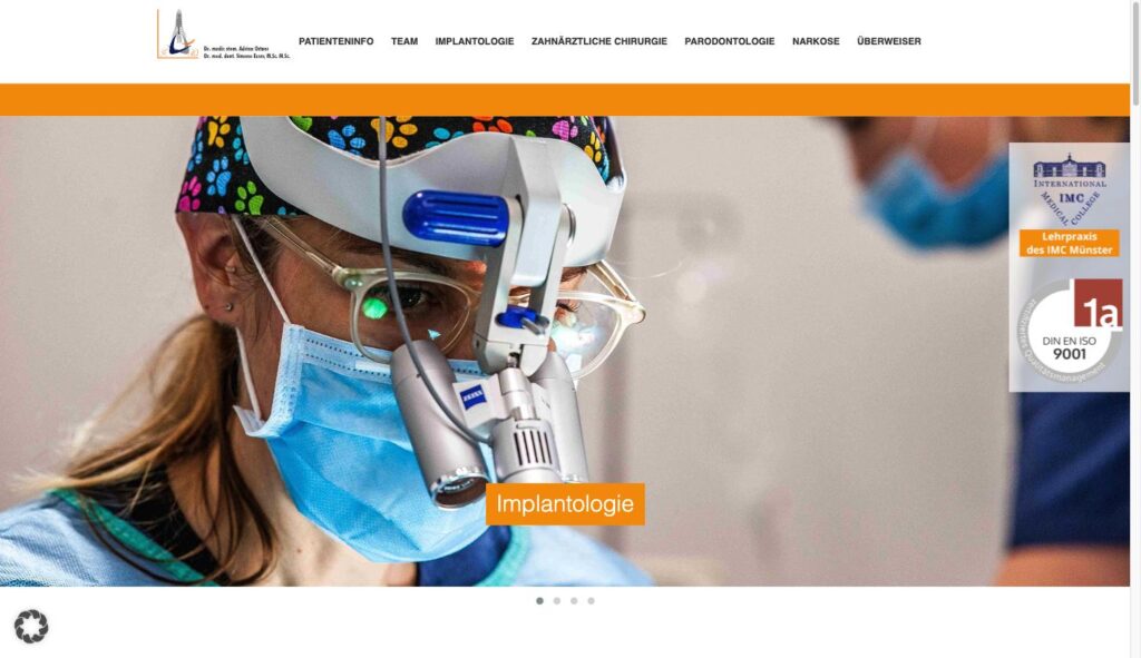 Zahnarztpraxis Dr. Adrian Ortner in Euskirchen, Behandlungssituation im OP