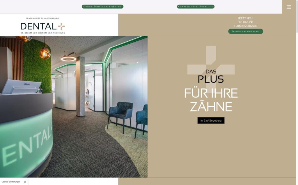 Startseite der Website von Holtorf, Dr. Sven MSc. u. Becker, Dr. Martin in Bad Segeberg