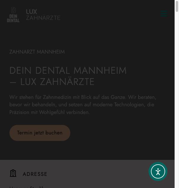 Startseite der Website von DEIN DENTAL Mannheim – Lux Zahnärzte in Mannheim