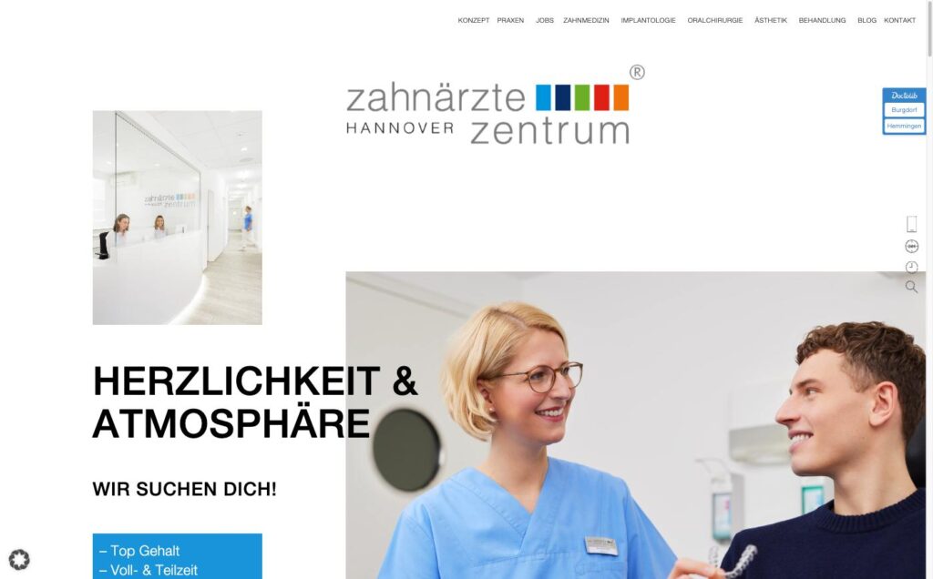 Startseite der Website von Groetz, Dr. Andreas MSc & Partner in Burgdorf bei Hannover