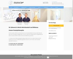 Startseite der Website von Pagel, Dr. Christian MSc.