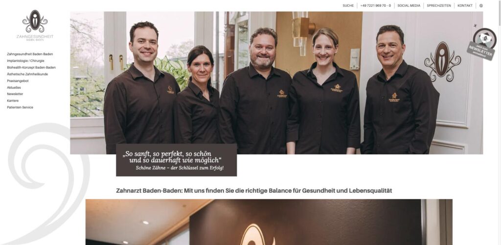 Startseite der Website von Kamm, Dr. Thorsten in Baden-Baden