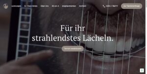 Startseite der Website von Zahnmedizin Am Rahmer See, Dr. Yasin Aktas, M.Sc.
