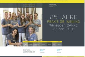 Startseite der Website von Winking, Dr. Robert MSc., MoM Implantologie