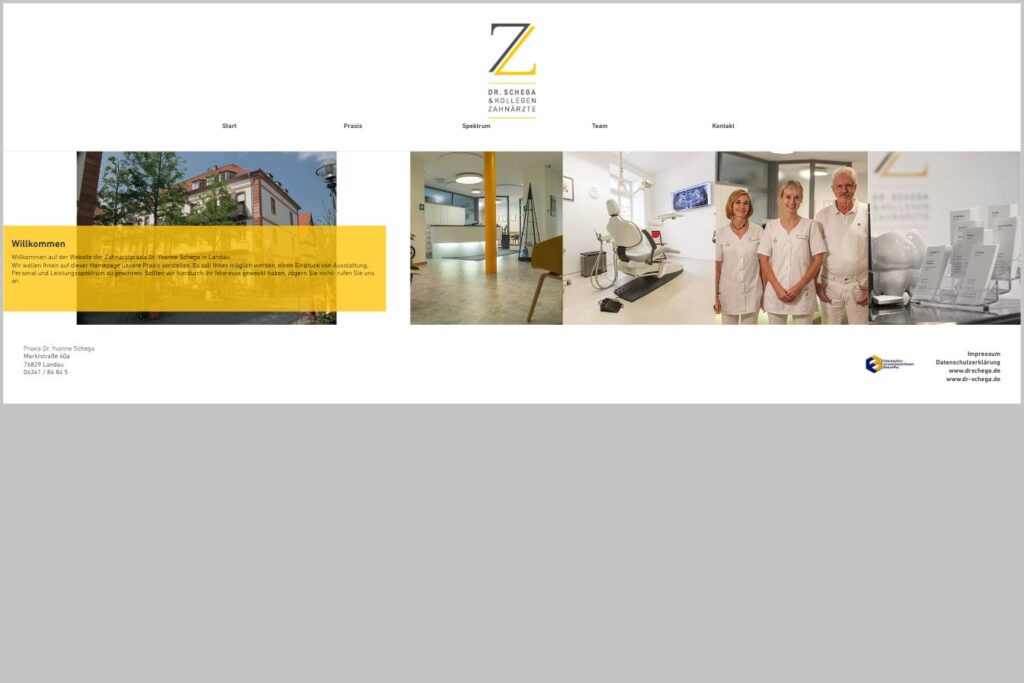 Startseite der Website von Schega, Dr. Yvonne in Landau in der Pfalz