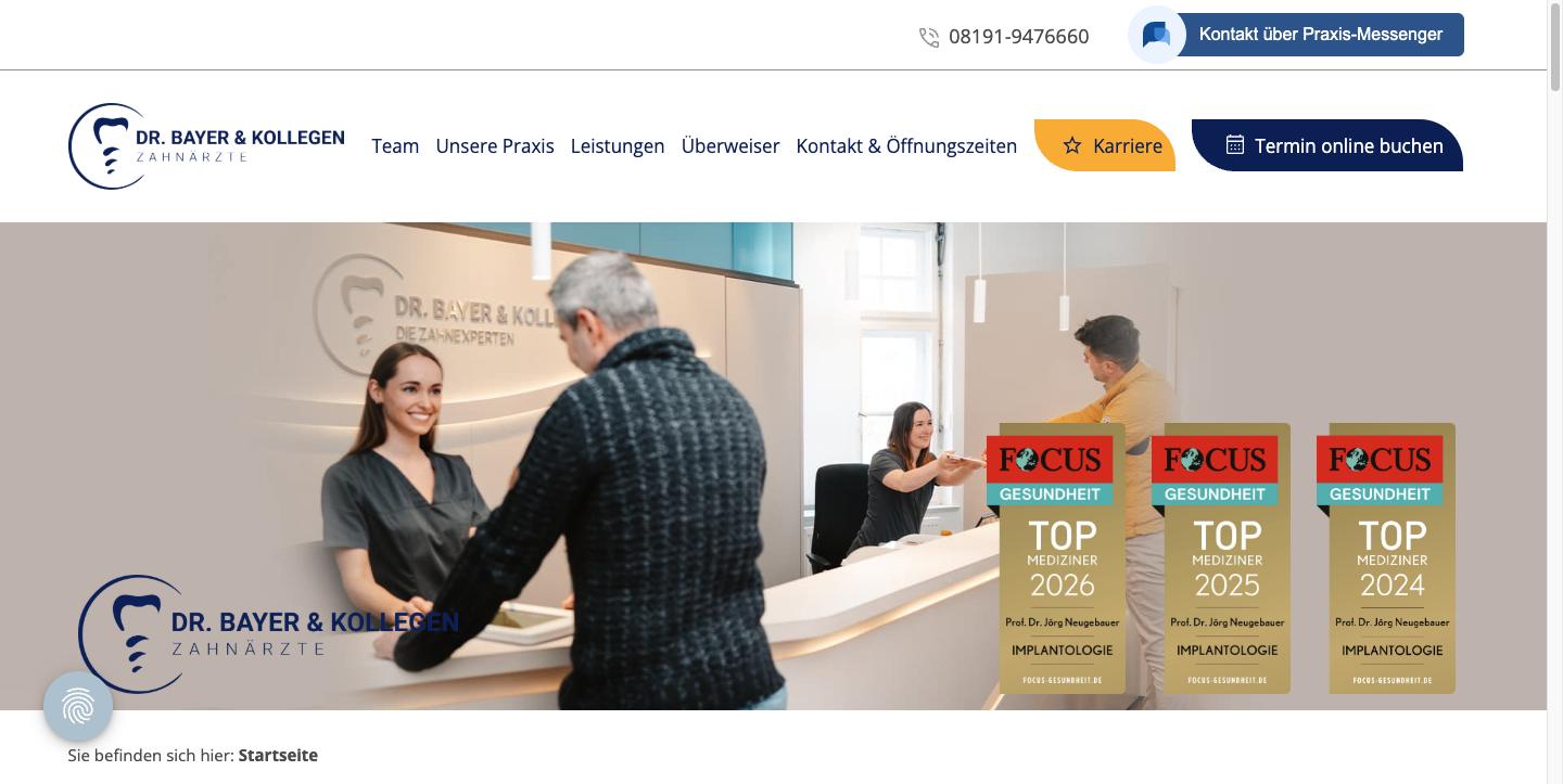 ÜBAG Dres. F. Kistler, S. Kistler, I. Frank, A. Elbertzhagen, Prof. J. Neugebauer