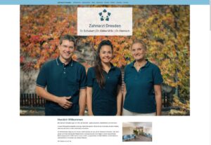 Startseite der Website von Schubert, Dr. med. dent. Karsten