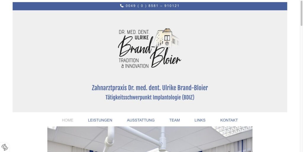 Startseite der Website von Karl Bloier in Waldkirchen